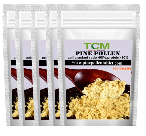 Pine pollen powder for retail